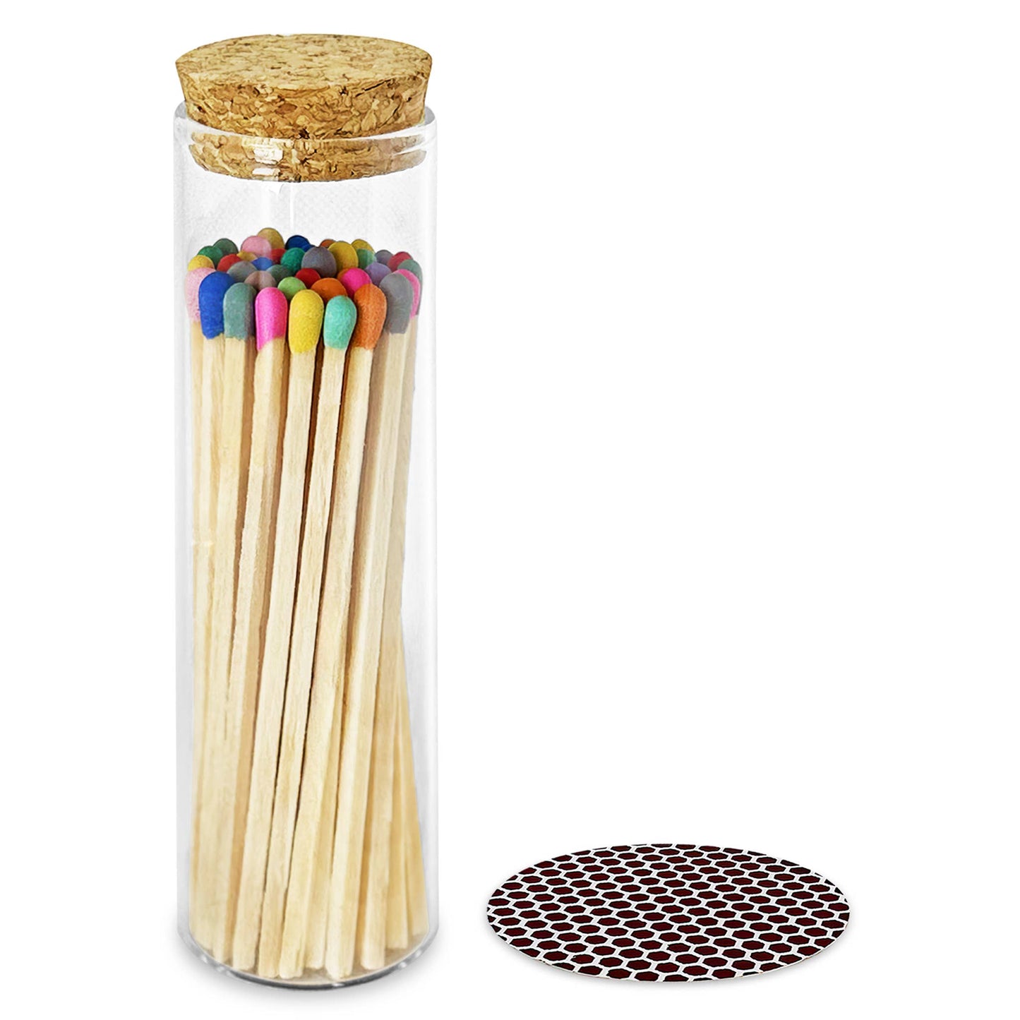 4" Multicolor Amber & Fig Matches in Chic Jar