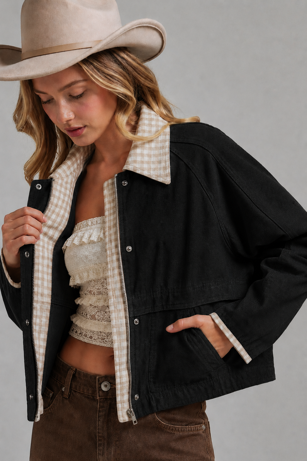 Vintage Oxford Twill Fall Jacket