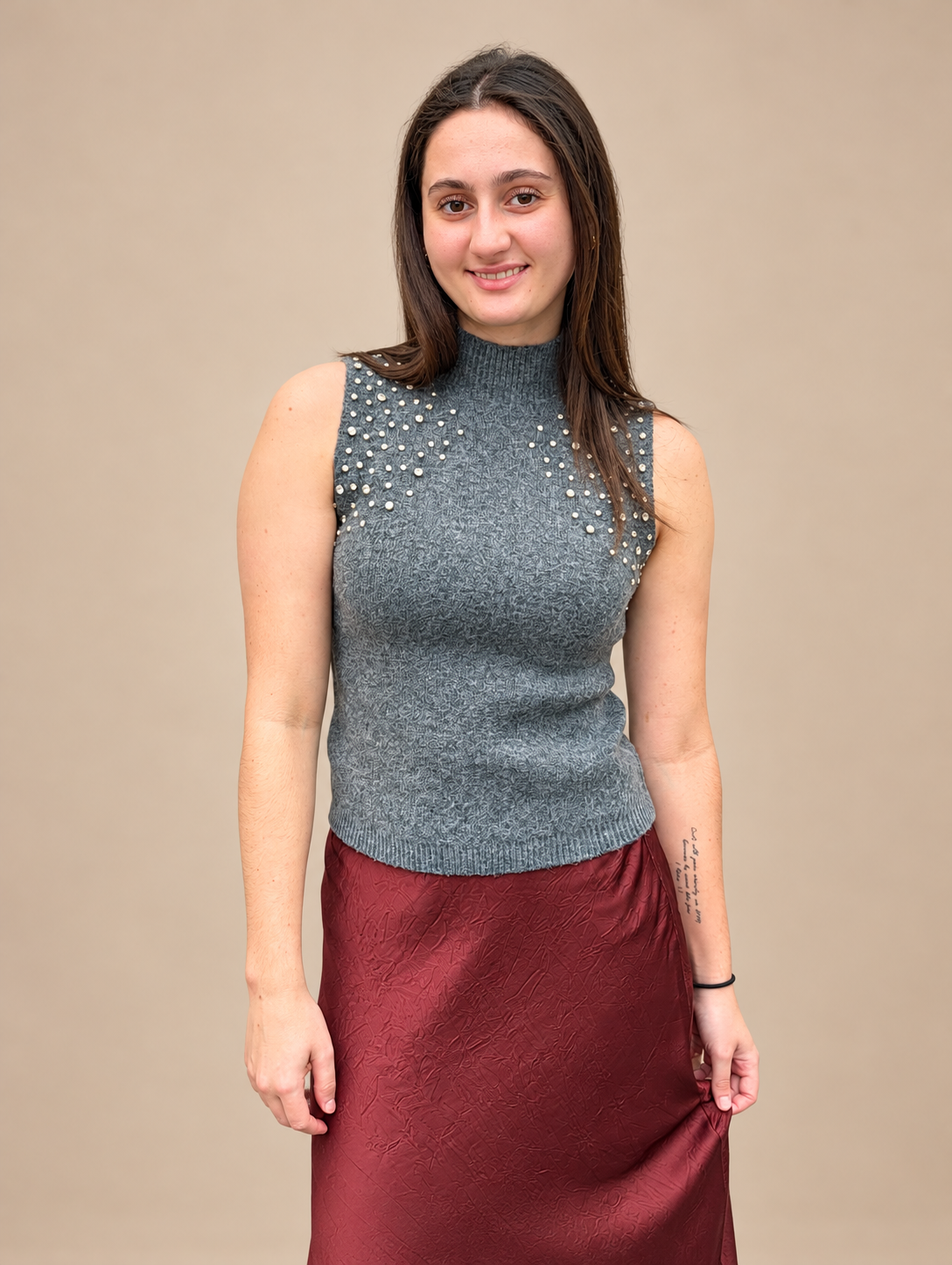Shelby Embellished Sweater Vest