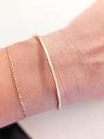gold dainty cuff bracelet