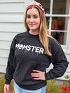 Black with White Writing "Momster" with Pumpkin Premium Sweatshirt